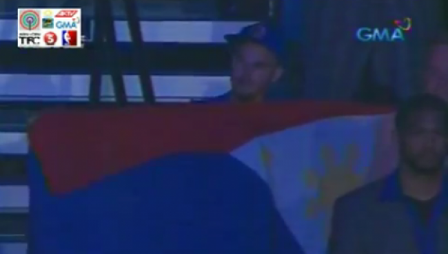 Philippine Flag upside down