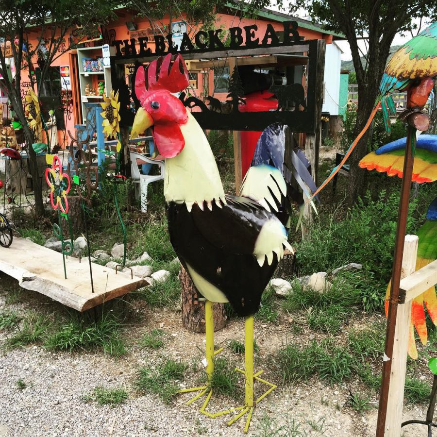 Enchanting Colors of Metal Works and Wood Carvings in Ruidoso, New Mexico Brain Contour