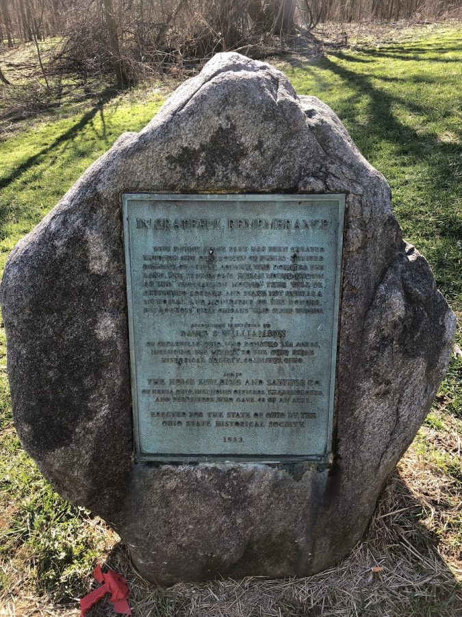 Adena Mound at Indian Mound Reserve Park in Cedarville Ohio Brain Contour