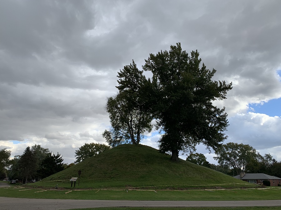 Enon Adena Mound is the Second Tallest Mound in Ohio Brain Contour